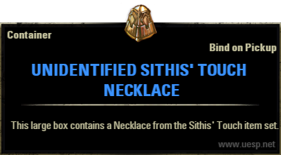 Файл:ON-box-Unidentified Sithis' Touch Necklace.png