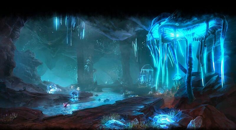 Файл:ON-load screen-Blackreach Mzark Cavern.jpg